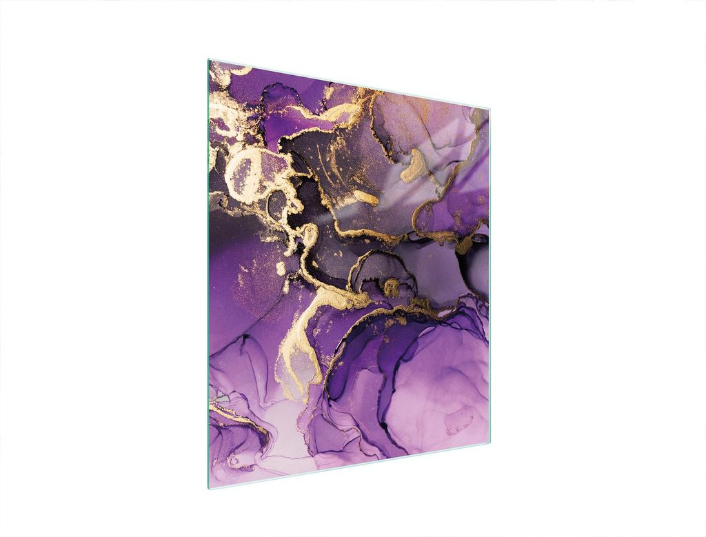 Glasschneidebrett 45x52 Lila