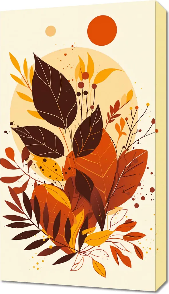 Déco Murale 40x70 cm pour Égayez un Mur Vide avec l'Art de l'Automne