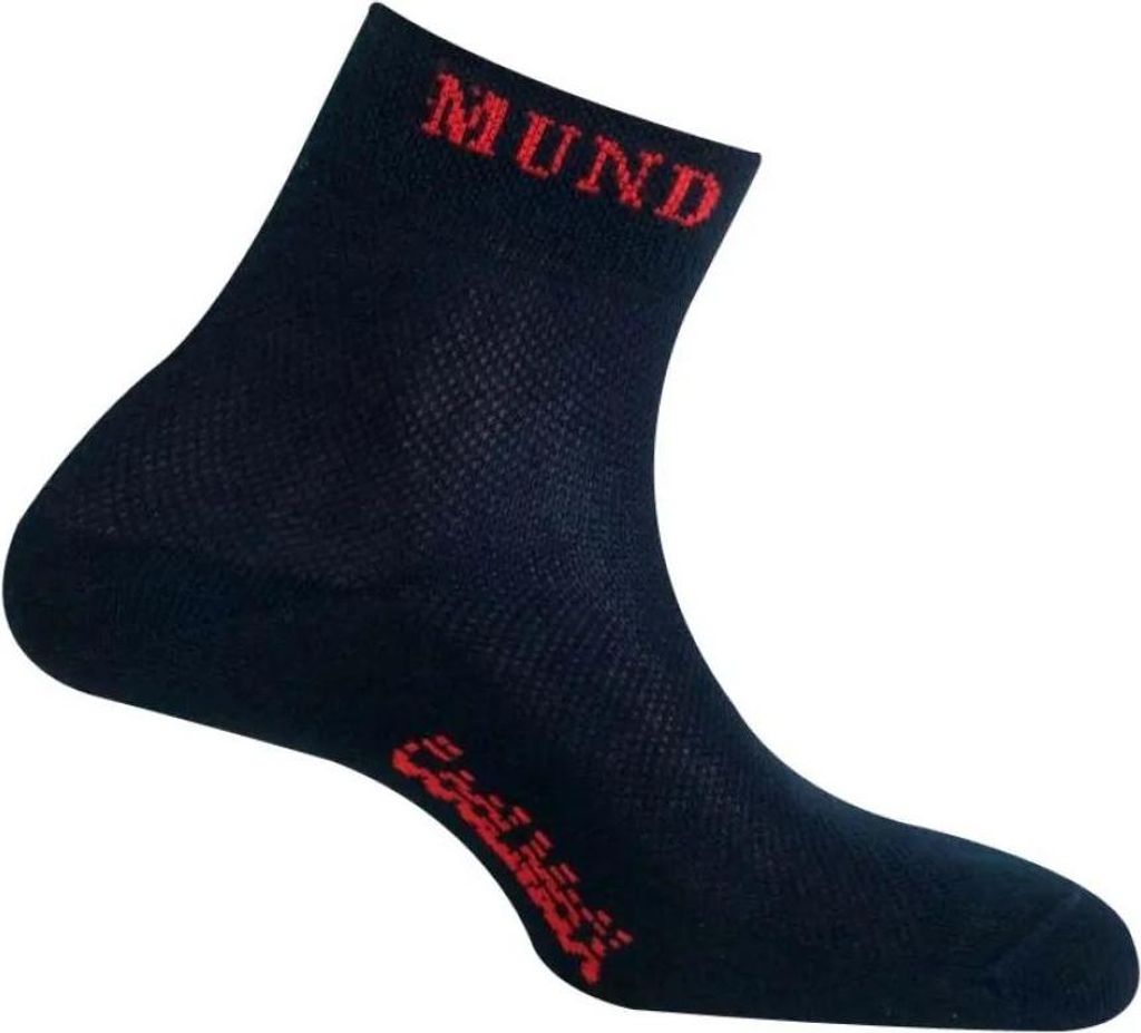Mund Socks Cycling Socken Schwarz EU 34-37 Herren,Damen Schwarz EU 34-37