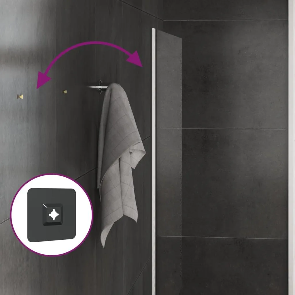 Specchio LED vidaXL 50x80 cm IP65 | Specchio Bagno USB Alta Qualità - 5