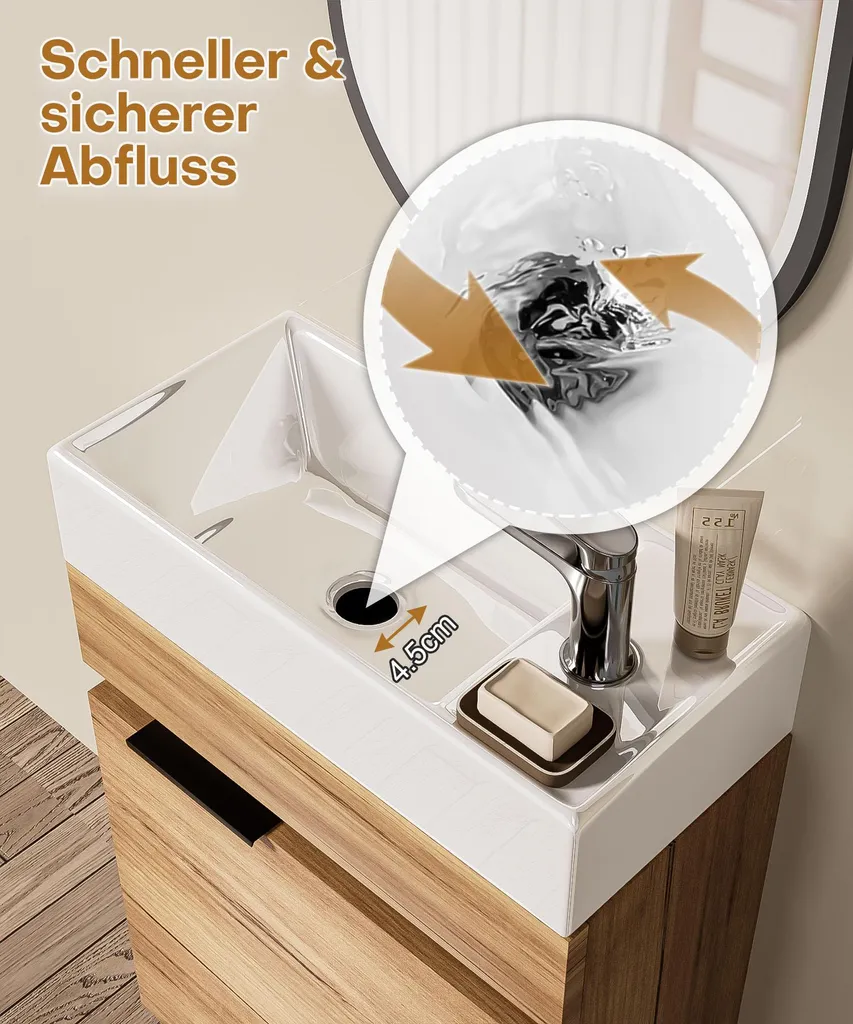 Aménager sa salle de bain : ensemble complet meuble et vasque robuste