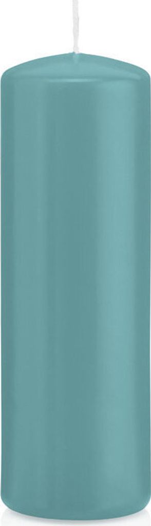 Stumpenkerzen in RAL-Qualität Türkis Ø 48 x 150 mm, 24 Stück