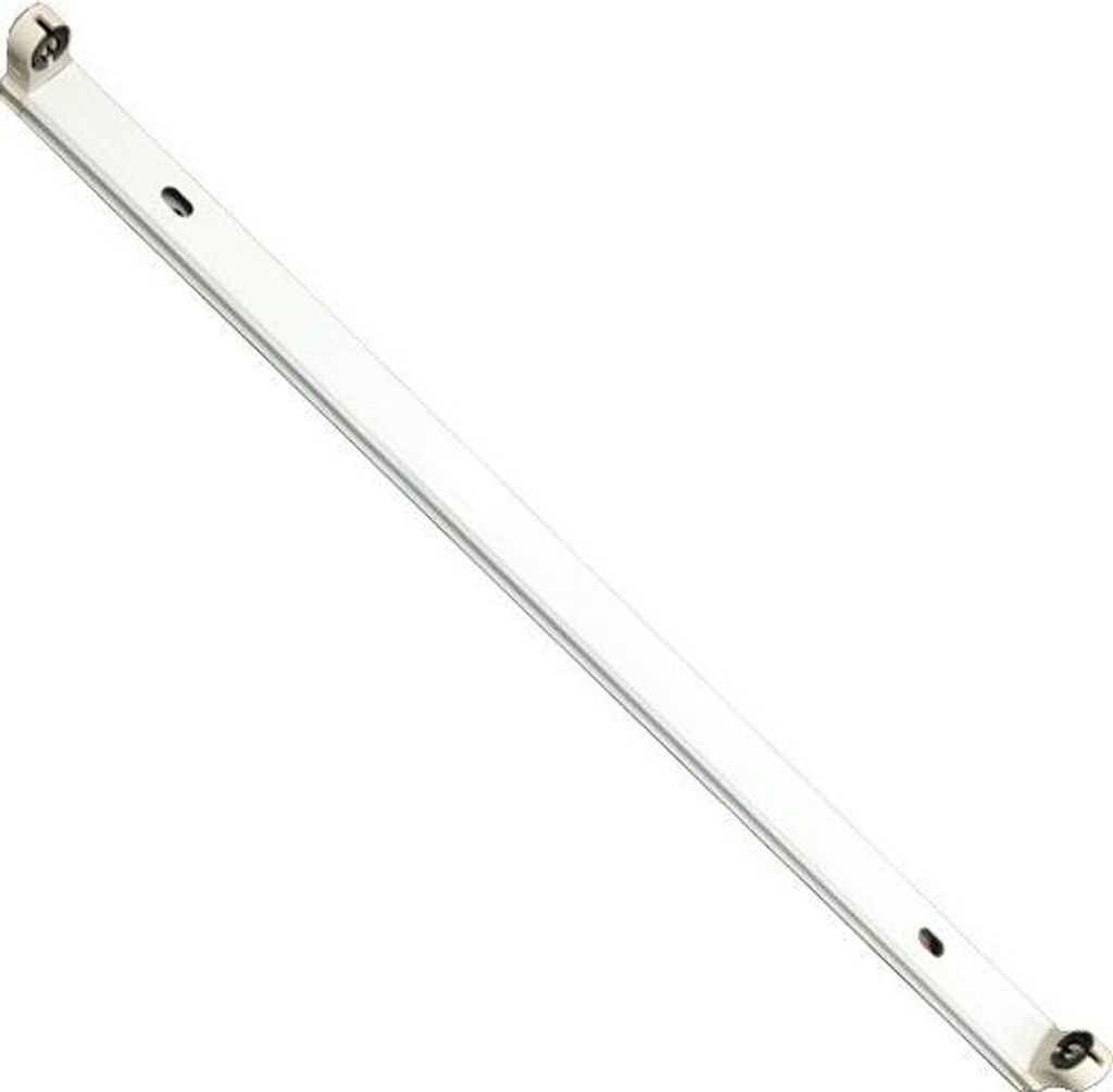 Halterung für LED-Röhren 120 cm T8 Weiß Produktbild 