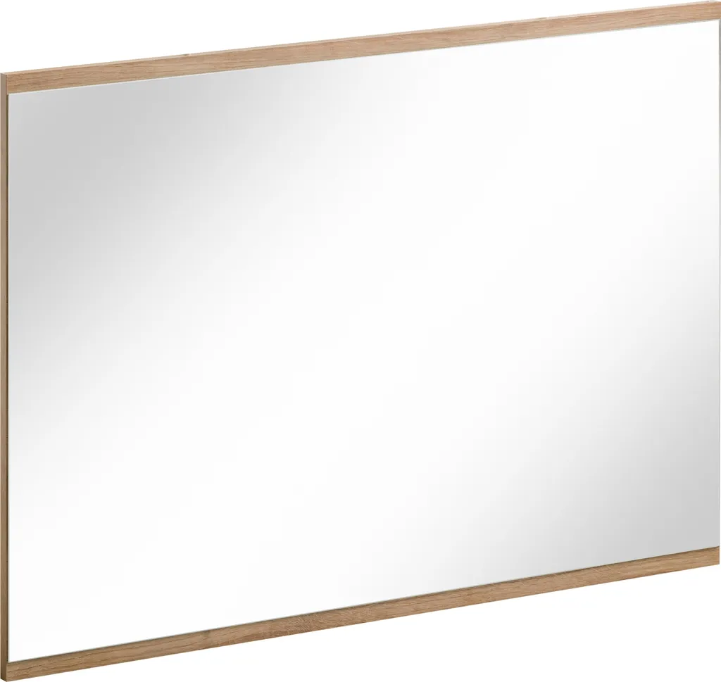 Grand miroir rectangulaire 80x62 cm FURNLUX Remik coloris beige chic