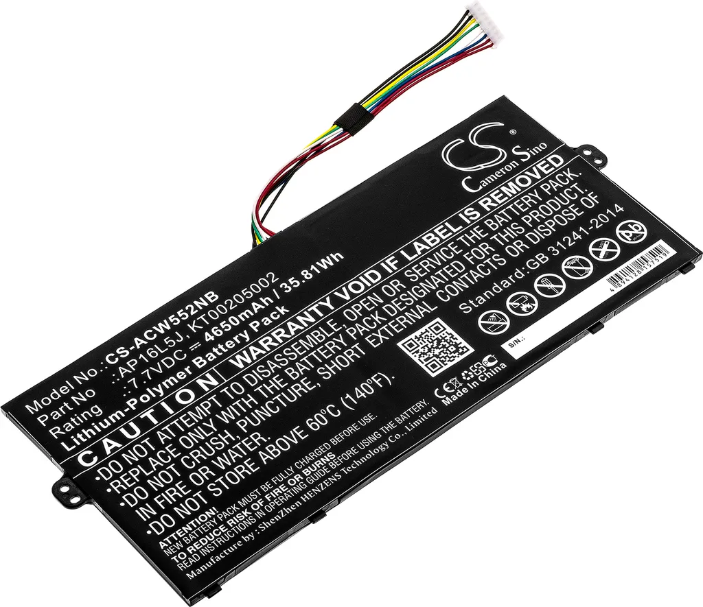 TECHTEK Batteria Notebook Acer KT.00205.002 4650mAh - Ricambio Pro