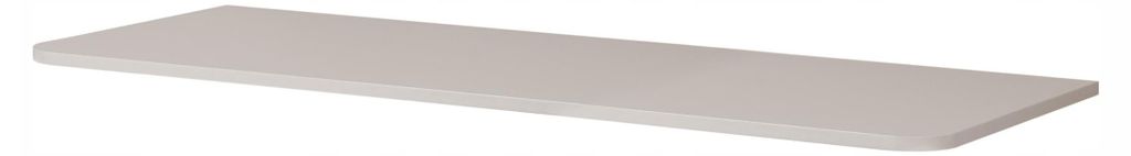 Rodan Waschtischplatte 120cm - Abgerundet - Kaschmir Matt - Produktbild 