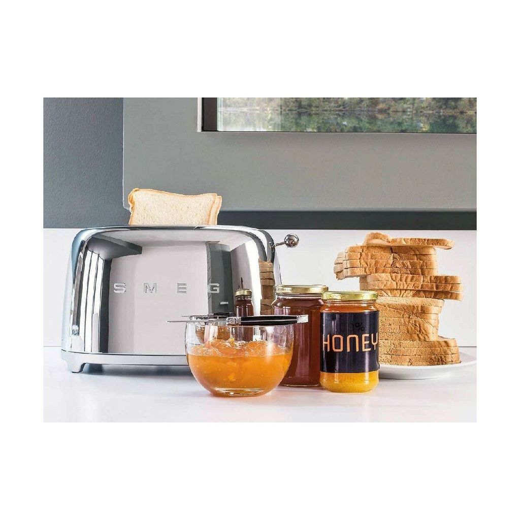 Smeg TSF01SSEU chrom 2-Scheiben-Toaster  950 Watt  Produktbild 22