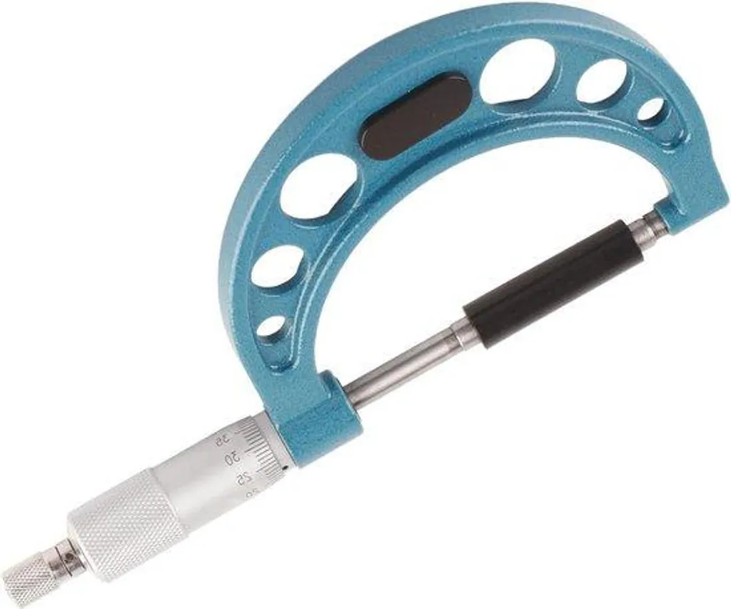 Jauge d'épaisseur de 50 à 75 mm inox pour ajustage mécanique de pro