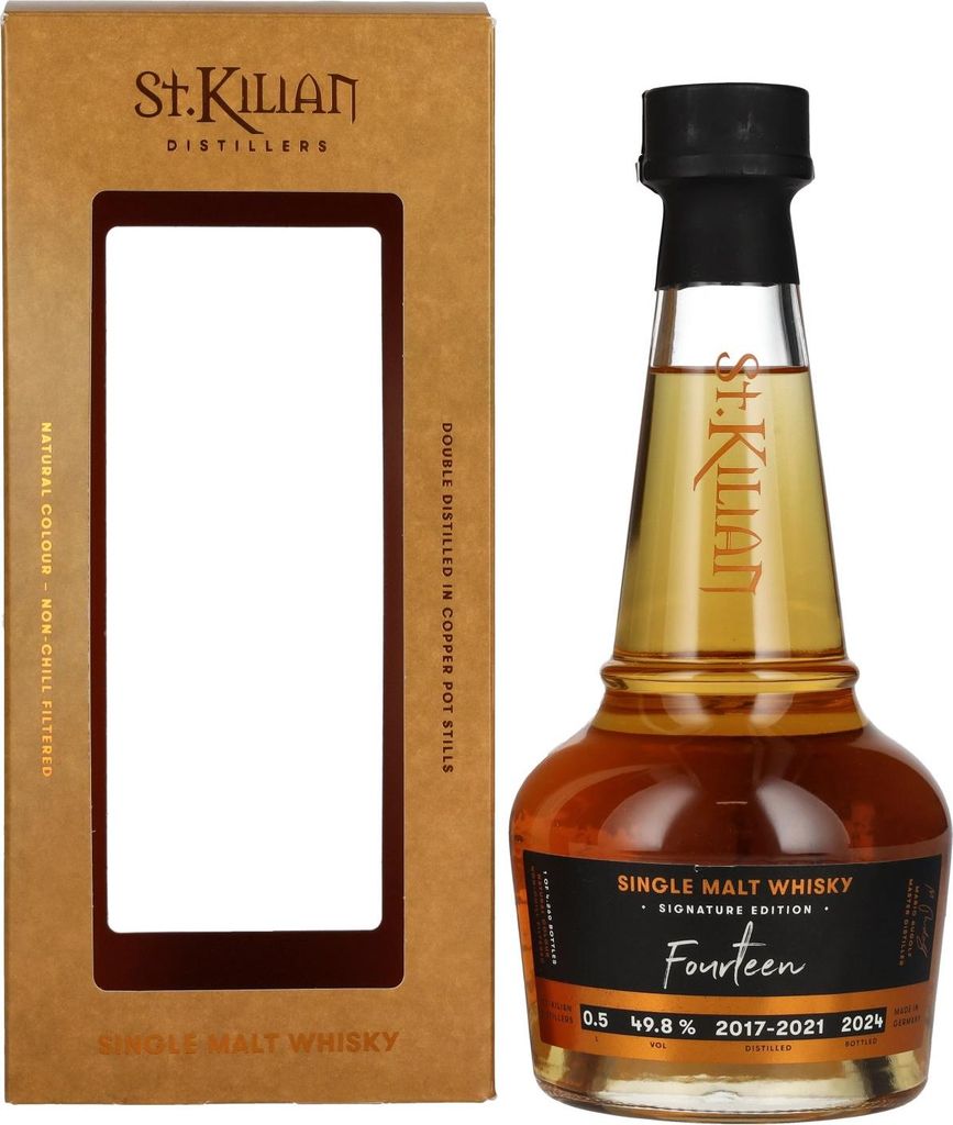 St. Kilian Signature Edition FOURTEEN Single Malt Whisky 49,8% Vol. 0,5l in Geschenkbox