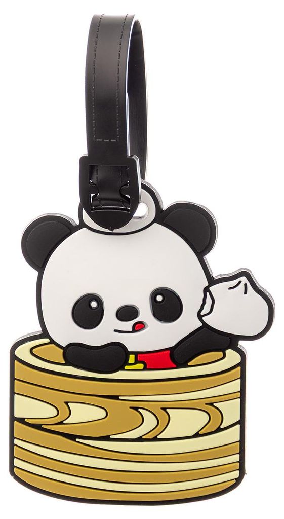 Franky Kinder-Kofferanhänger LT8 Adressanhänger Gepäckanhänger Panda