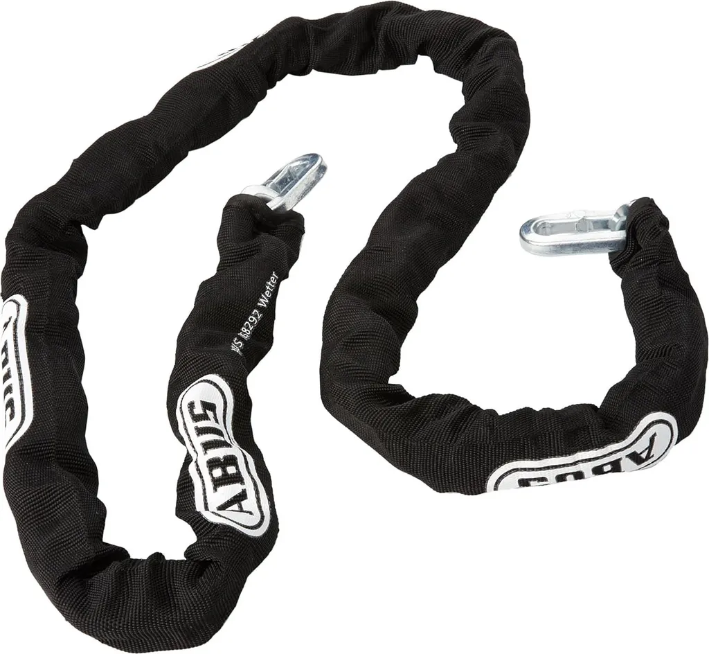 Chaîne antivol Abus 8Ks140 Black haute sécurité pour moto et vélo