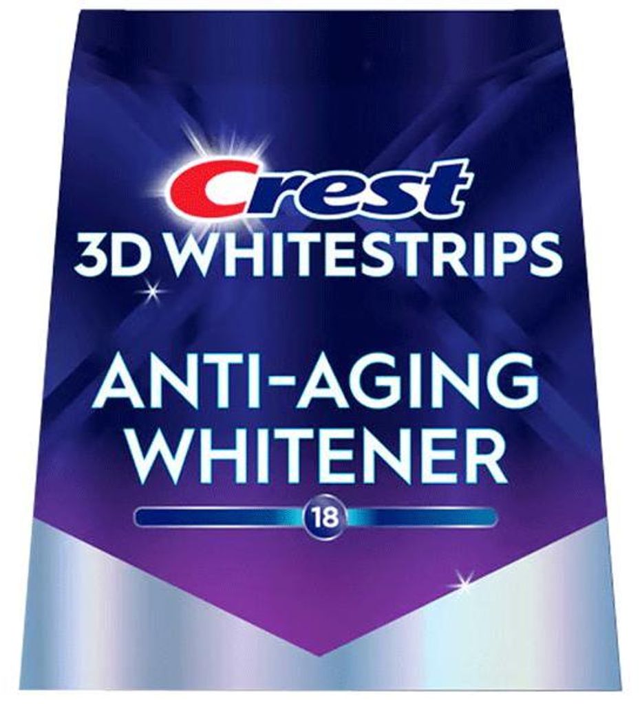 Set mit 14x Zahnweißstreifen, Crest, 3D White, Anti-Aging Produktbild 