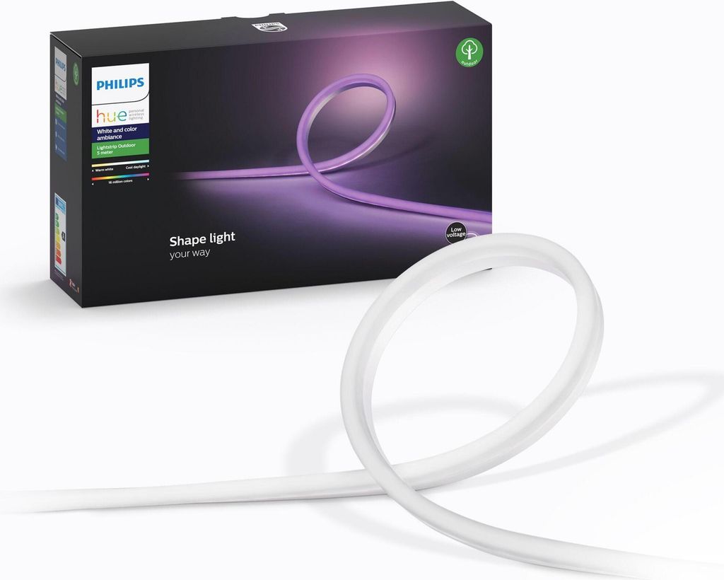 Philips Hue Outdoor LightStrip weiss Produktbild 