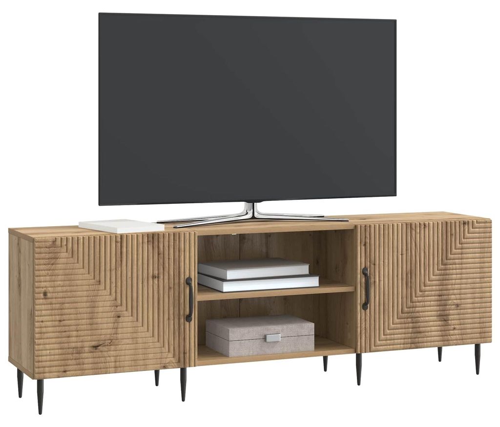 “2026 Modern“ Braun TV-Schränk Artisan-Eiche 150 x 31 x 50 cm Holzwerkstoff - Designermöbel 70126 - TV-Schränke