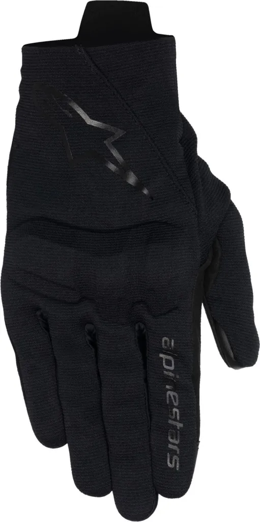 Gants Moto Textile Alpinestars Reef V2 Noirs - Équipement Été Taille L