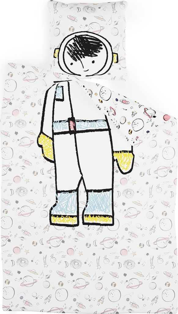 SLEEPWISE Kinderbettwäsche 140x200 | 2tlg. Bettwäsche Kinder mit Kissenbezug 65x65 cm | Extraweiche Mikrofaser Kinder Bettwäsche Set mit Reiß...