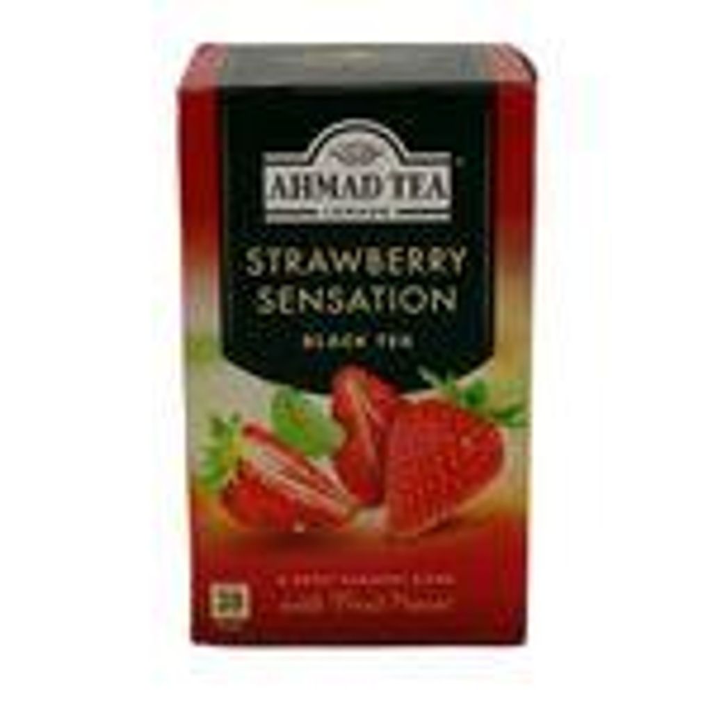 Ahmad Tea - čierny čaj s príchuťou jahôd 40 g , 20 vreciek Obrázok produktu 