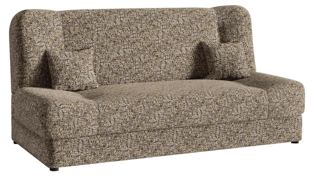 MIRJAN24 Schlafsofa Jonas, Stilvoll Polstersofa vom Hersteller, Sofa mit Bettkasten und Schlaffunktion (Farbe: Bella 10)