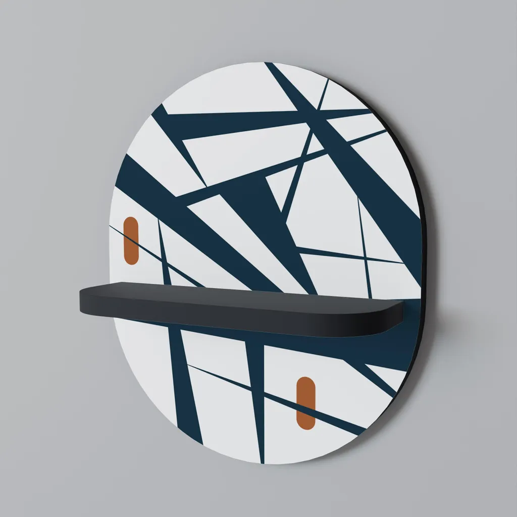 Scaffale OvaL Nero per la Famiglia | Organizzazione con Stile