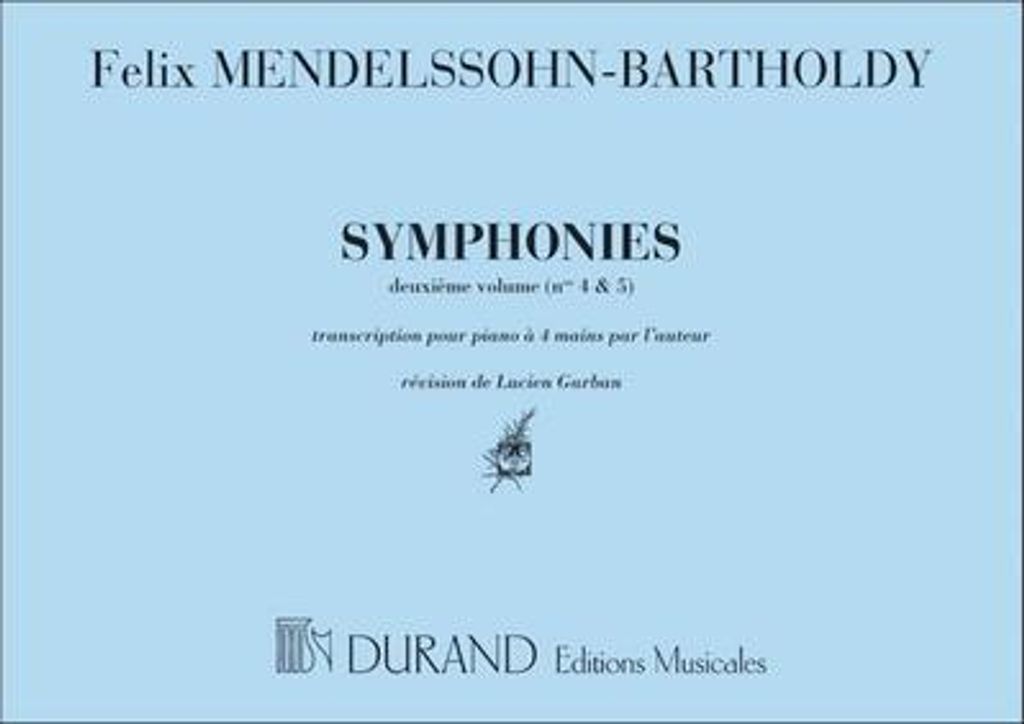 Symphonies vol.2 (nos.4-5)pour piano à 4 mains