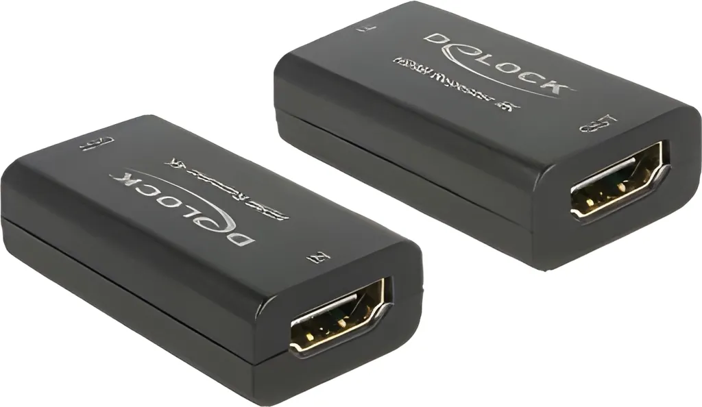 Delock 11403 Ripetitore HDMI 4K - Amplificatore Segnale Video 30m Nero