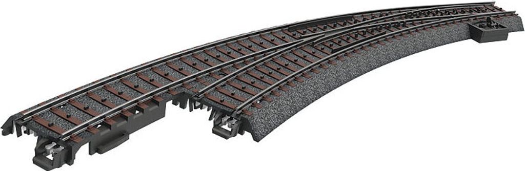 Märklin Bogenweiche links - Track - Märklin - 3 Jahr(e) - 1 Stück(e) - Schwarz - 51,5 cm
