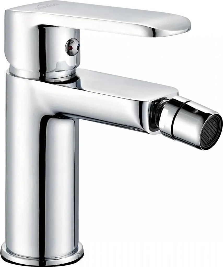Robinet de bidet monocommande chromé SIROS - Mitigeur design de salle de bain