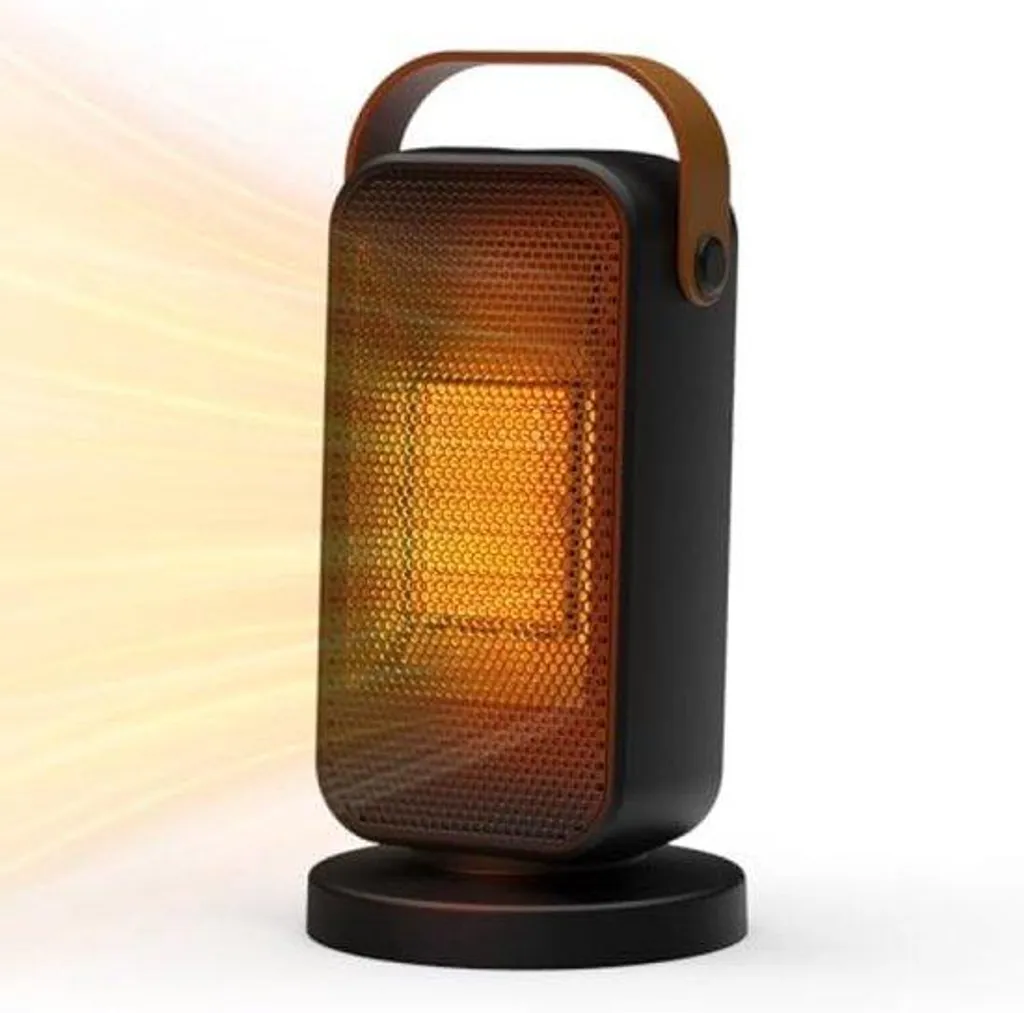 Radiateur compact silencieux 1200W avec protection contre surchauffe