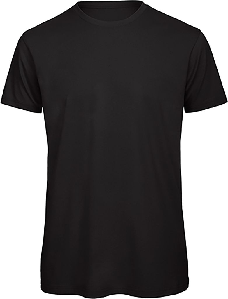 B&C TM042 | Herren T-Shirt / 100% Organic Baumwolle - Farbe: Black - Größe: 3XL