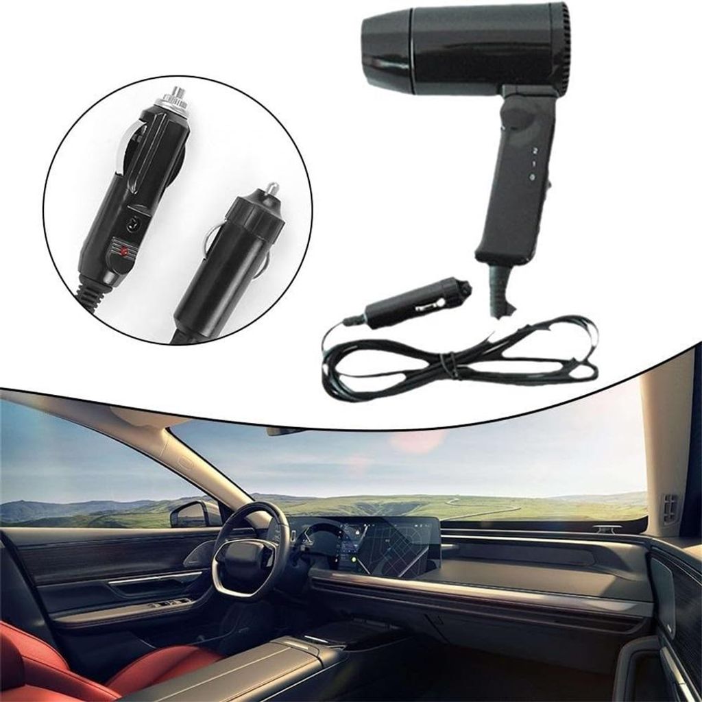 Reisefn Auto Haartrockner 12V Reise Fhn Camping Fn