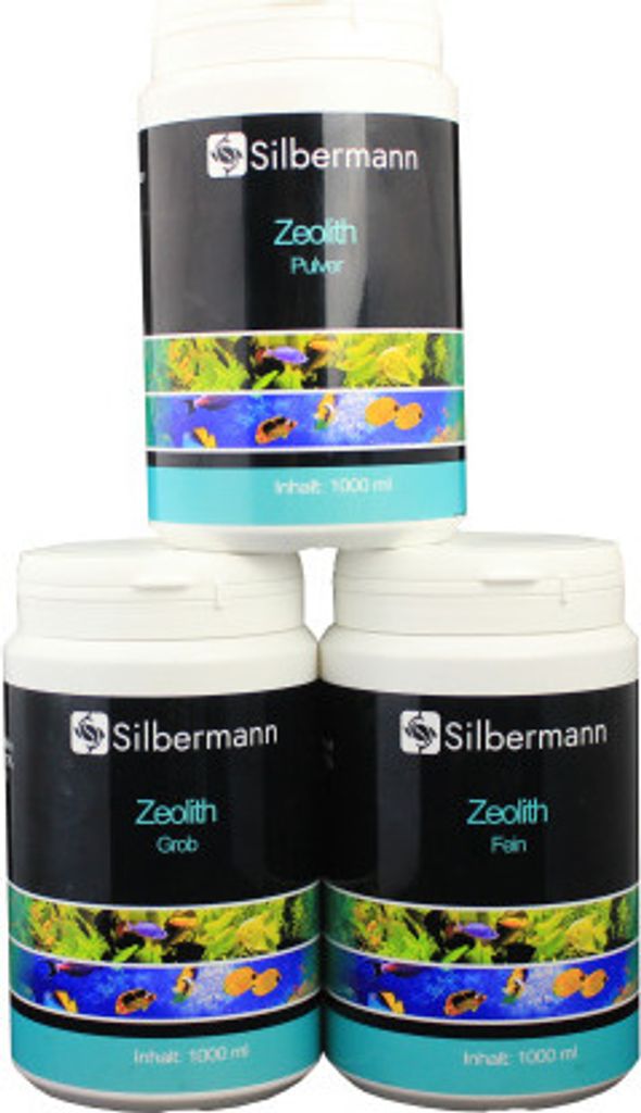 Silbermann Zeolith - Klinoptilolith als Filtermaterial für Meer- und Süßwasseraquarien fein (1000 ml), SIMS411