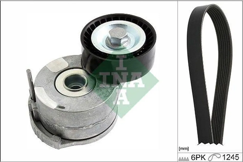 Stop aux bruits moteur : Kit courroies INA 529 0222 10 pour Ford Mondeo