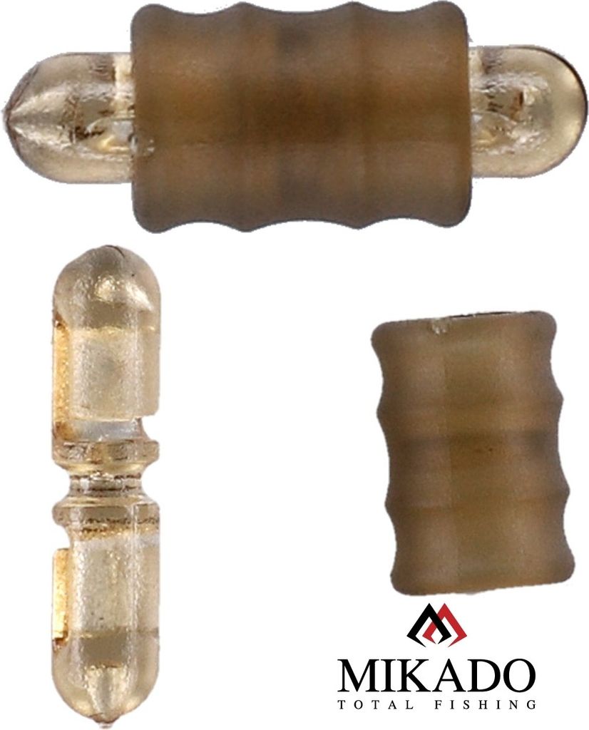 6 MIKADO LINE CONNECTOR Feeder Vorfach-, Schnurverbinder M (Ø 5mm x ca. 13mm)