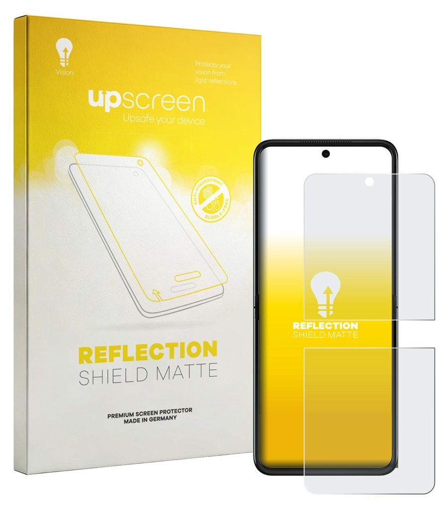 upscreen Schutzfolie für Motorola Razr 70 Plus Displayschutz Displayschutzfolie Folie Matt Entspiegelungsfolie