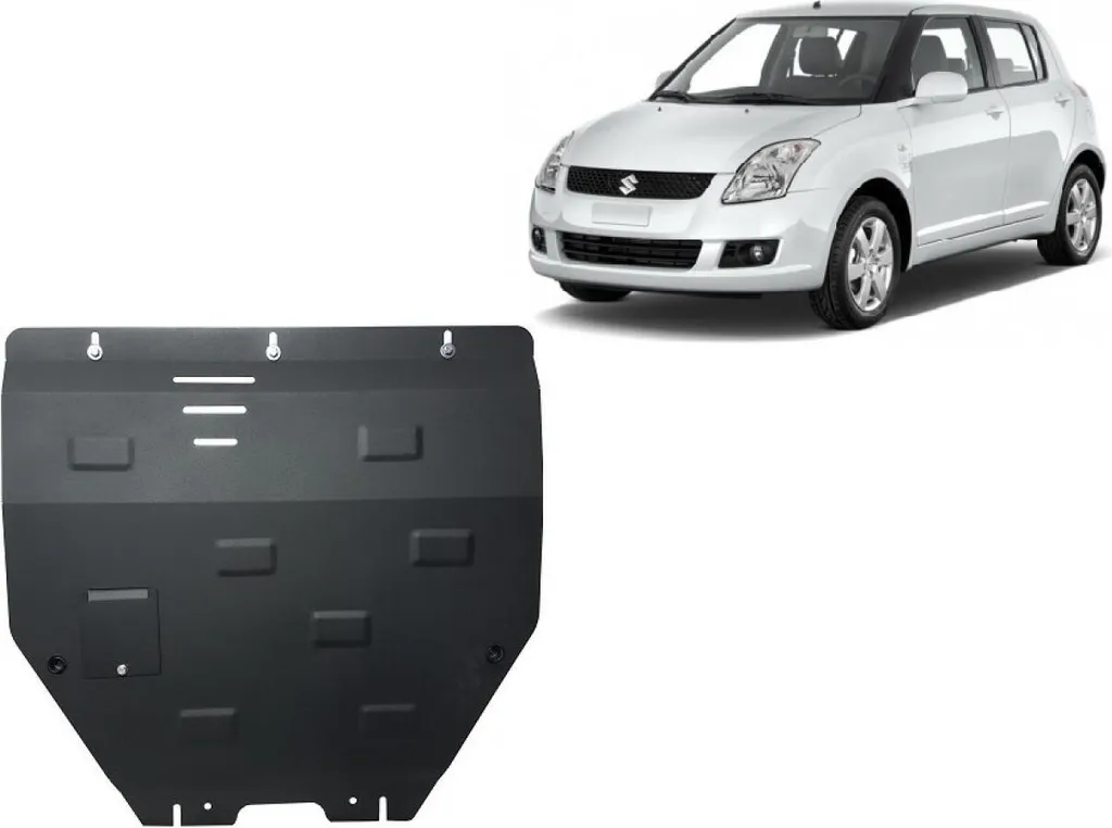 Plaque de protection sous moteur en acier spécial pour Suzuki Swift 2