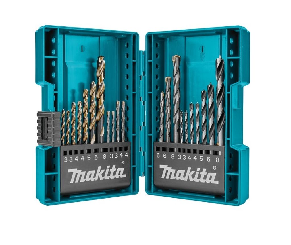 Makita B-44884 Metall-/Holz-/Steinbohrer-Set 3–8 mm (je 1 Produktbild 
