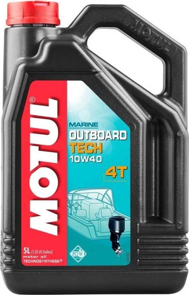 Lubrificante Motul Outboard Tech 4T 10W-40 5L per Prestazioni Nautiche