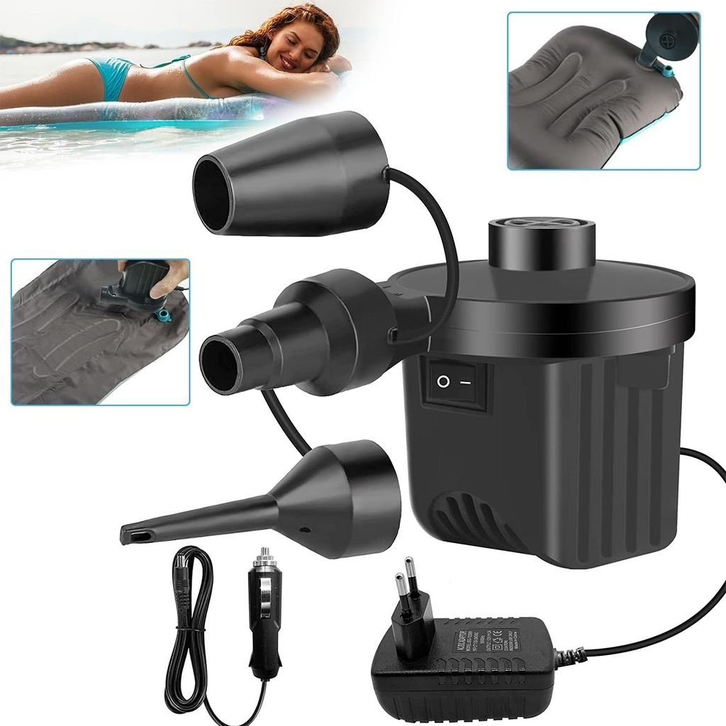 Elektrische Luftpumpe, 3 Düsen, Elektrische Pumpe für Produktbild 