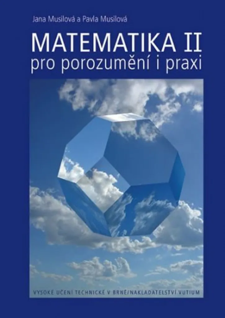 Livre Matematika pro porozumění II Musilová pour Master et Licence