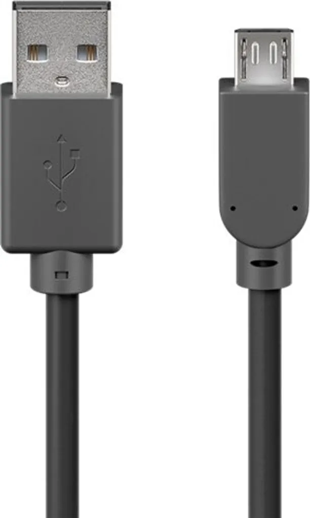 Lot de 10 Câbles Goobay 93920 USB 2.0 Micro-B Noir 3m Haute Vitesse