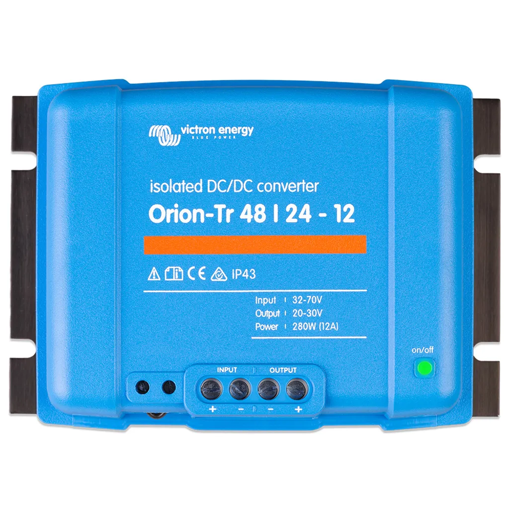 Convertisseur DC-DC Isolé Orion-Tr 48/24-12 avec Sortie Stable 280W