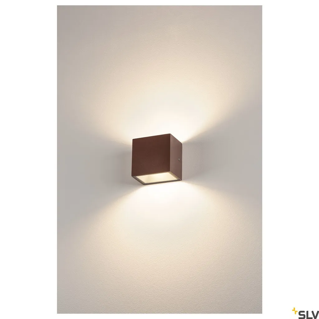 Sitra Cube LED Applique Murale Anthracite SLV IP44 Carrée Up Down - 5