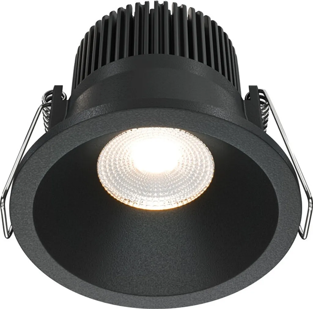 Spot LED encastrable anti-humidité IP65 noir 6W 3000K Maytoni Zoom