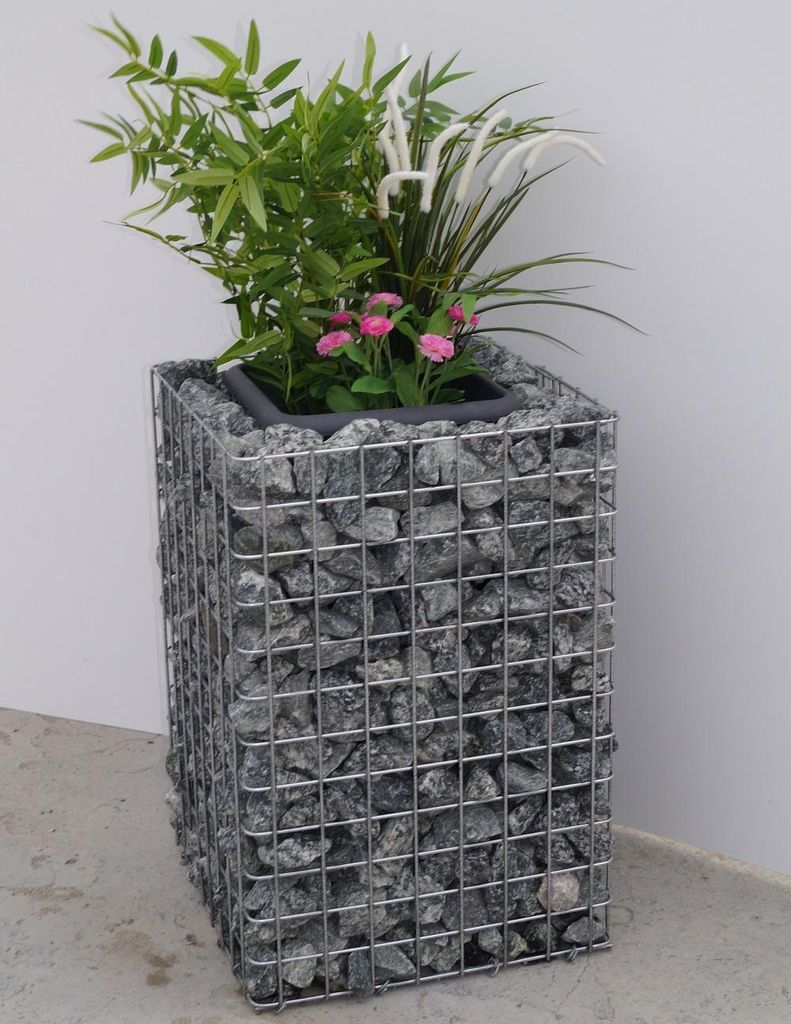Blumensäule Höhe 60 cm Grundfläche 42 x 42 cm MW 5 x 5 cm, Produktbild 