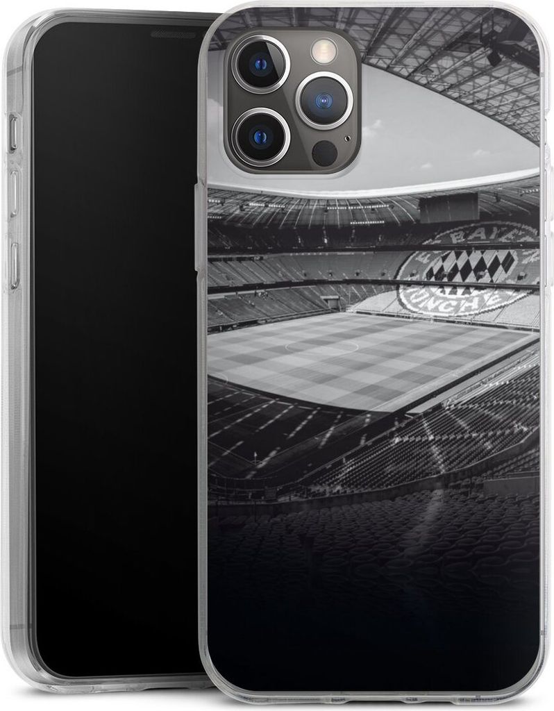 DeinDesign Handyhülle für Apple iPhone 12 Pro Silikon Hülle Case Smartphone Schutzhülle FC Bayern München FCB Stadion