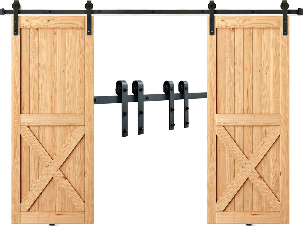 VEVOR 244cm okucie do drzwi przesuwnych System drzwi Zdjęcie produktu 
