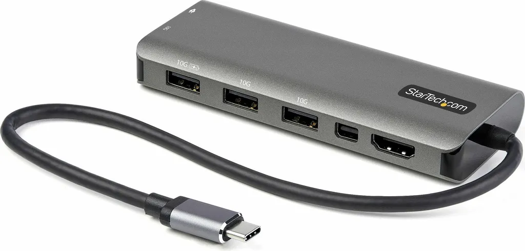 Convertitore StarTech USB-C Multiporta 4K 60Hz HDMI MiniDP Hub 10G