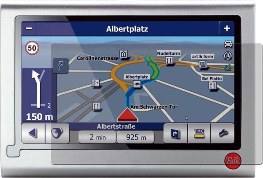 3x Schutzfolie Falk F4 2nd Antireflex Displayschutzfolie Antifingerprint