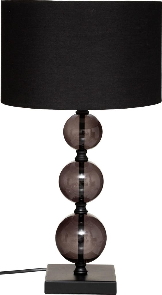 Tischleuchte ALMA, H. 52 cm, schwarz Produktbild 