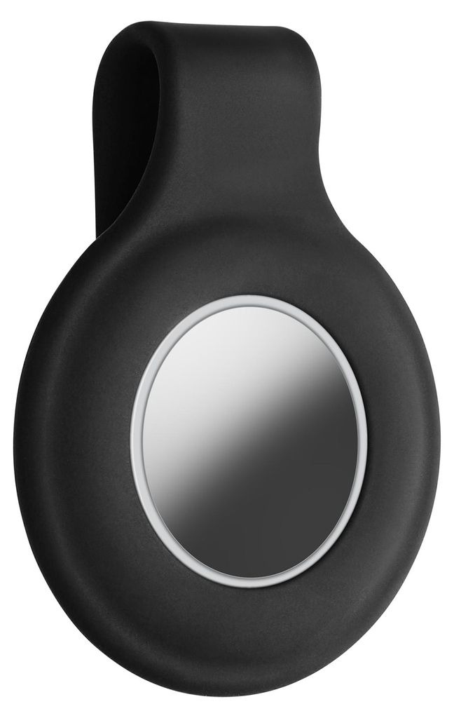 kwmobile Clip Halter kompatibel mit Apple AirTag - Case kompatibel mit Air Tag Silikon Hülle Tracker Schutzhülle - Klemm Halter Holder - Halterun...